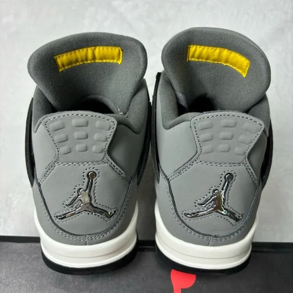 Men's Gray/Black Sneakers -Brand New Retro 4 Cool Grey
